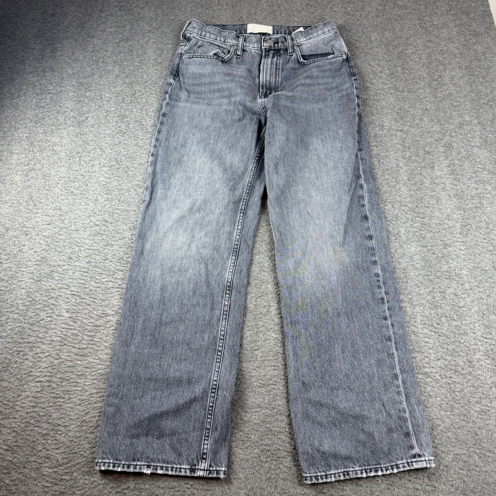 Everlane The Cheeky Straight Jean Women's 27 Grey High Rise Denim Pants